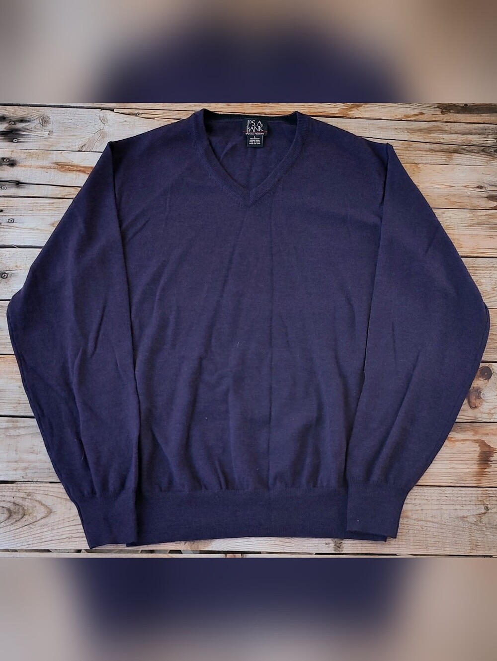 vintage Jos. A. Bank Italian merino wool signature collection sweater
